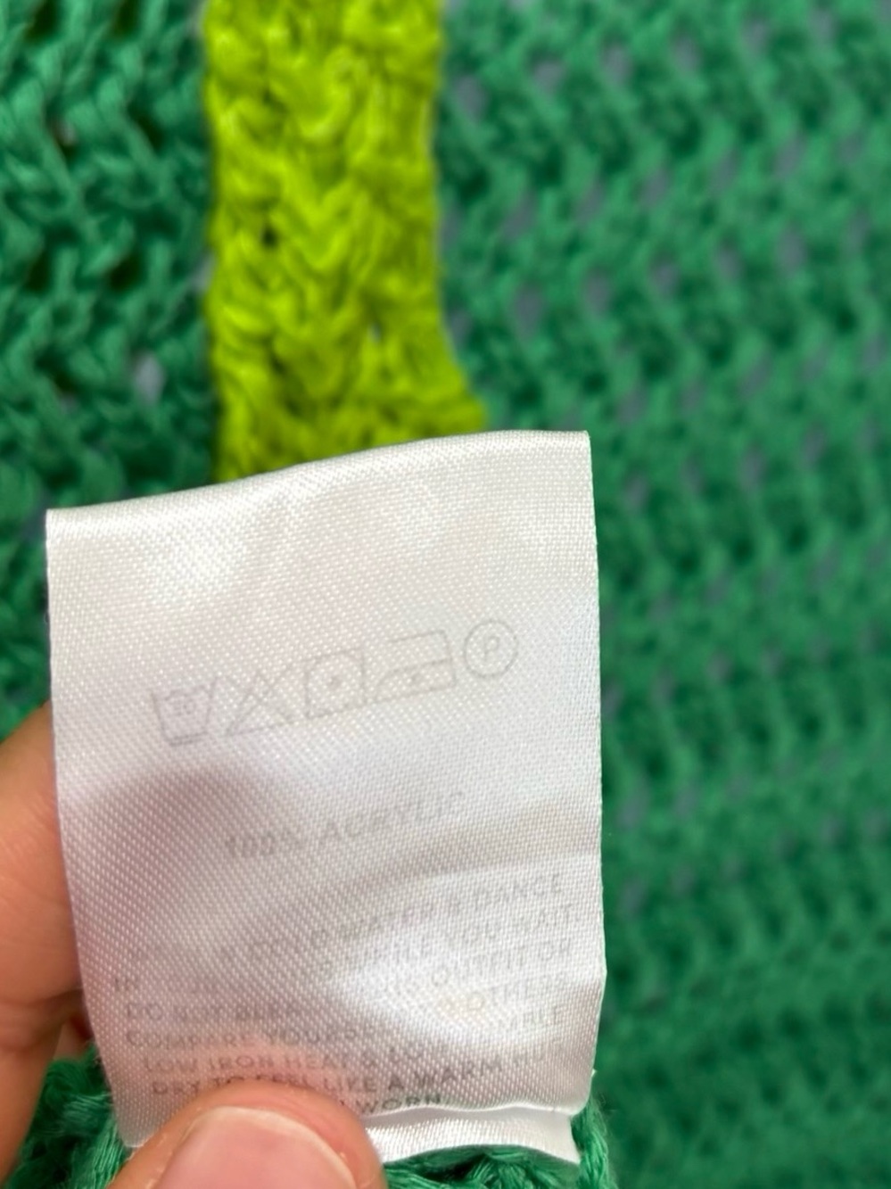 Peppermayo Haven Crochet Maxi Dress Green two-tone halter neck Size XS/S - Picture 15 of 16